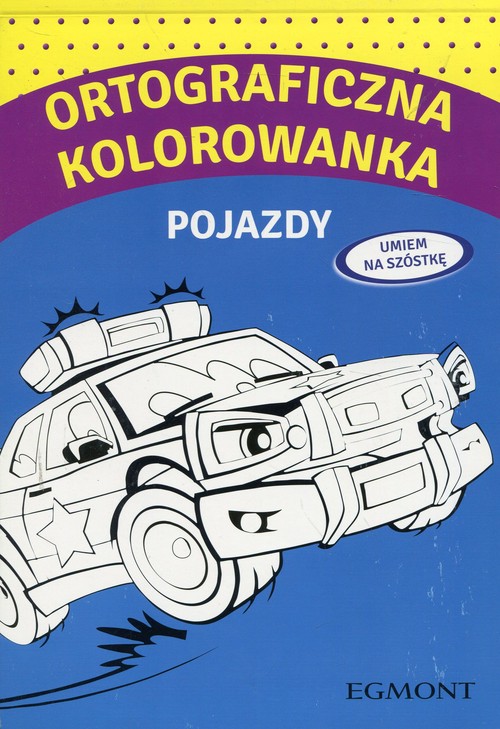 Ortograficzna kolorowanka Pojazdy