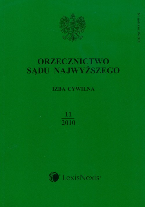 Orzecznictwo Sądu Najwyższego Izba Cywilna 11/2010