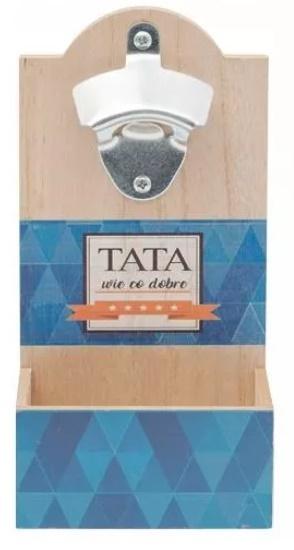 Otwieracz drewniany z pojemnikiem. Tata wie, co...