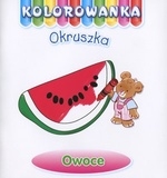 Owoce. Kolorowanka Okruszka