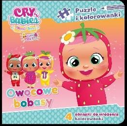Owocowe bobasy. Cry babies. Puzzle i kolorowanki