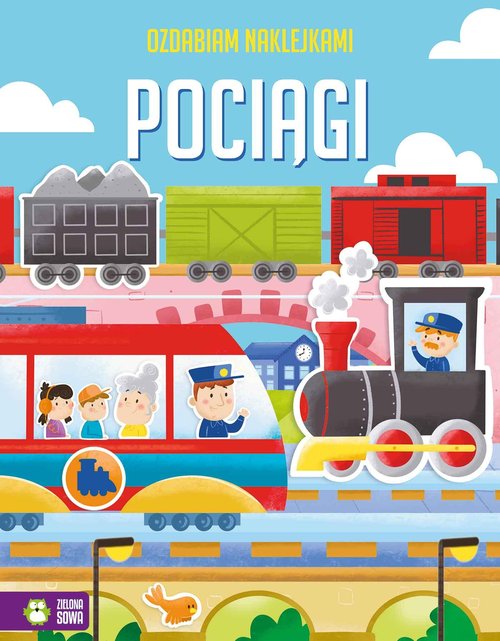 Ozdabiam naklejkami Pociągi