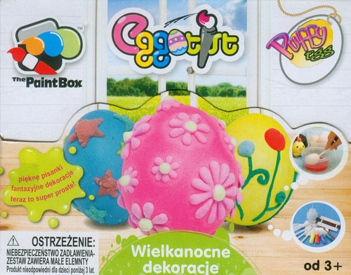 Ozdoby wielkanocne pisanki puszyste