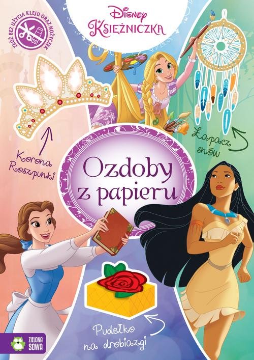 Ozdoby z papieru Księżniczki Disney