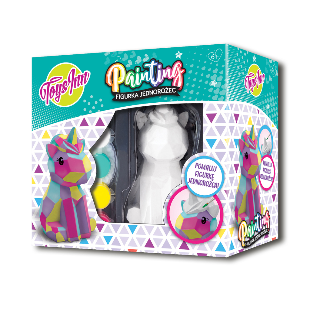 Painting Pomaluj figurkę jednorożca