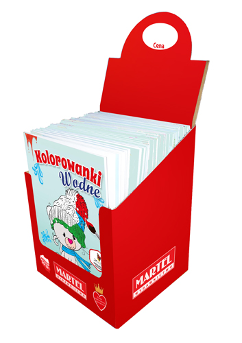 Pakiet 70 kolorowanek wodnych. Mix