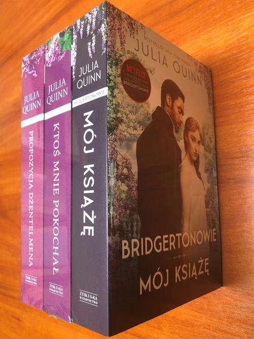 PAKIET Bridgertonowie Mój książę / Ktoś mnie pokochał / Propozycja dżentelmena