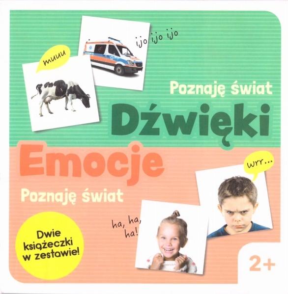 Pakiet książeczka poznaję świat dźwięki / książeczka poznaję świat emocje