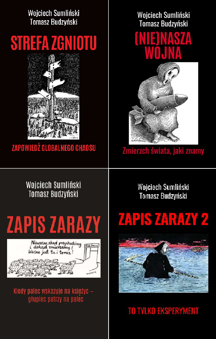 Pakiet Punkt zwrotny Zapis zarazy / Zapis zarazy 2 / Nie nasza wojna / Strefa zwrotu