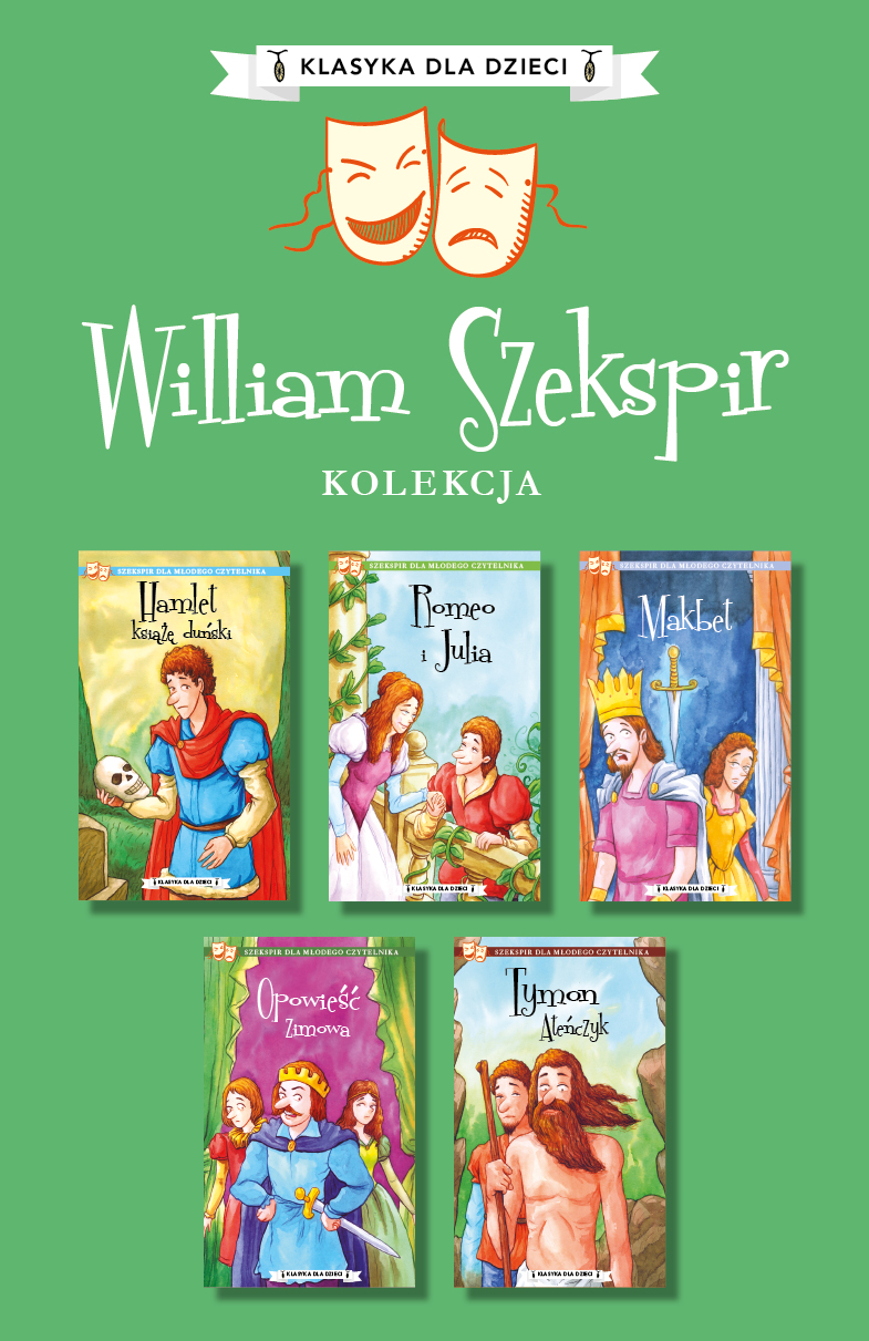 Pakiet William Szekspir Tomy 1-5