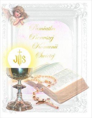 Pamiątka Pierwszej Komunii Świętej (różaniec)