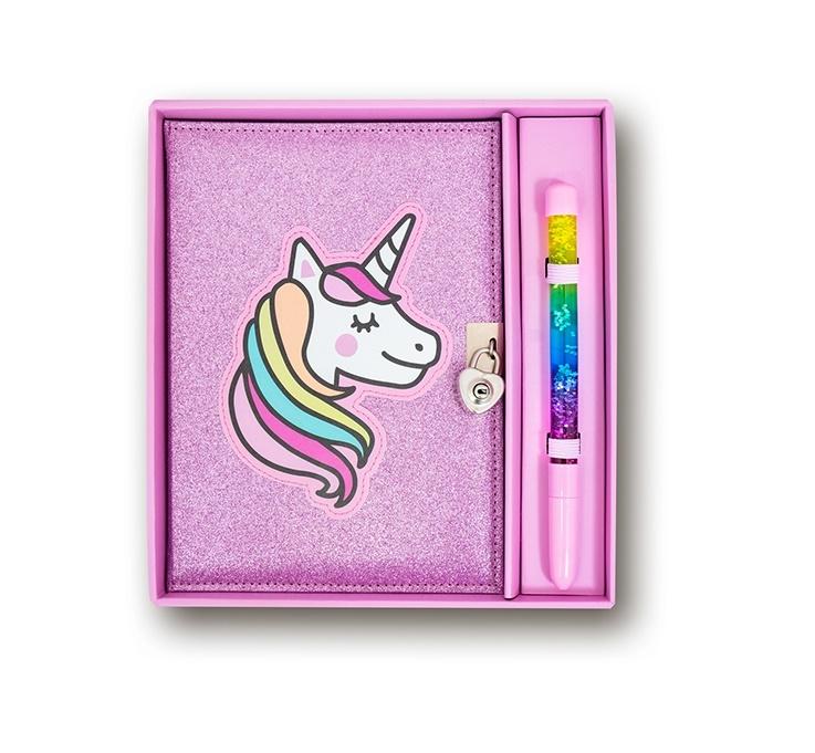 Pamiętnik brokatowy jednorożec