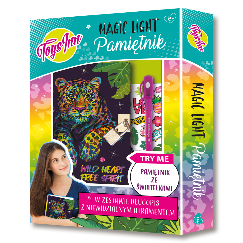 Pamiętnik magic light pantera