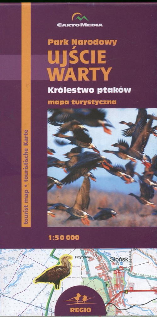 Park Narodowy Ujście Warty Mapa turystyczna 1:50 000