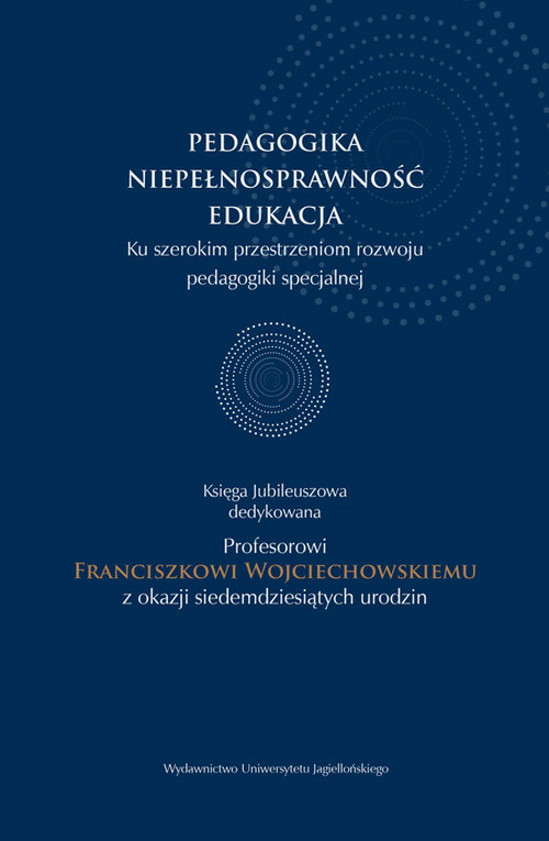 Pedagogika - niepełnosprawność - edukacja