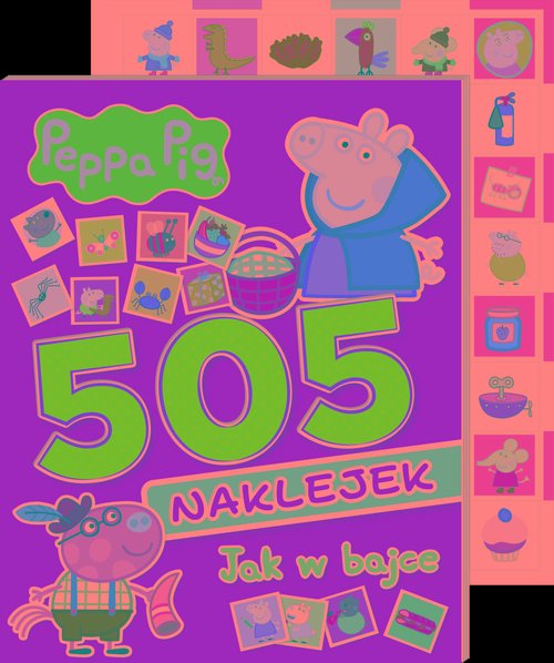 Peppa Pig 505 naklejek 3 Jak w bajce
