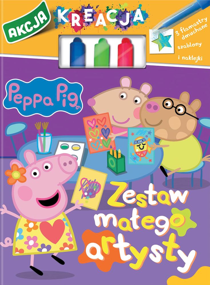 Peppa Pig. Akcja kreacja! część 1. Zestaw małego artysty