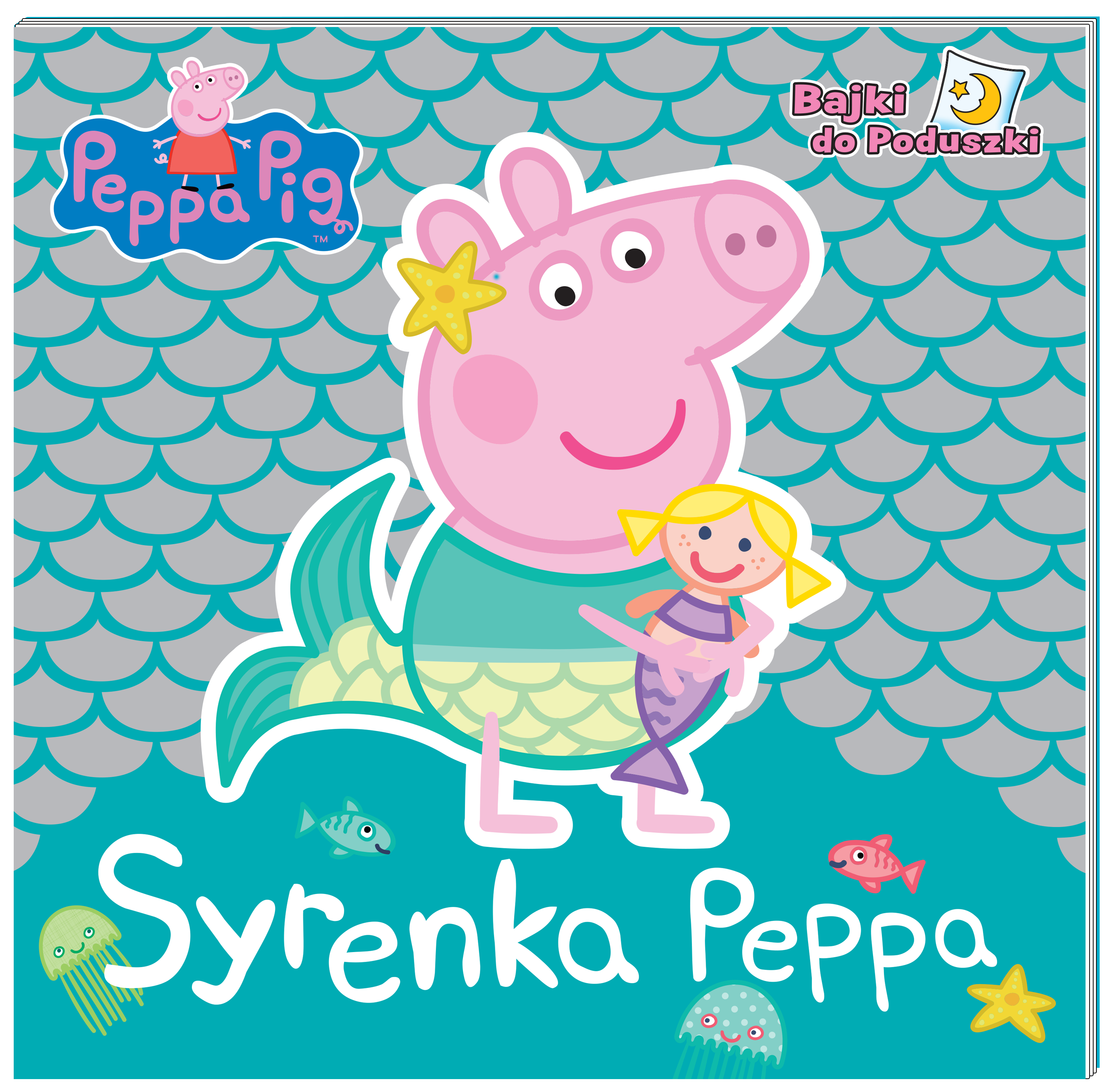 Peppa Pig Bajki do poduszki Syrenka Peppa