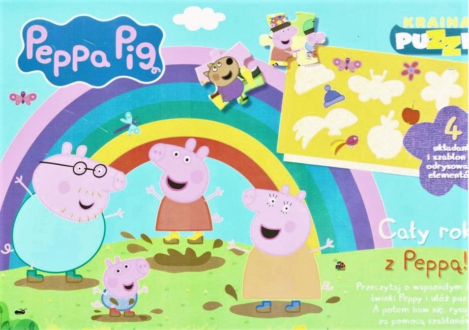 Peppa Pig Kraina puzzli Cały rok z Peppą