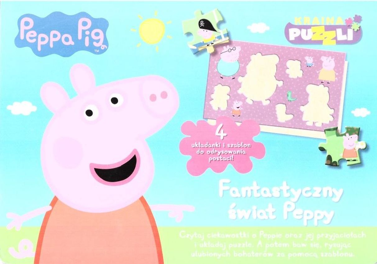 Peppa Pig Kraina puzzli Fantastyczny świat Peppy