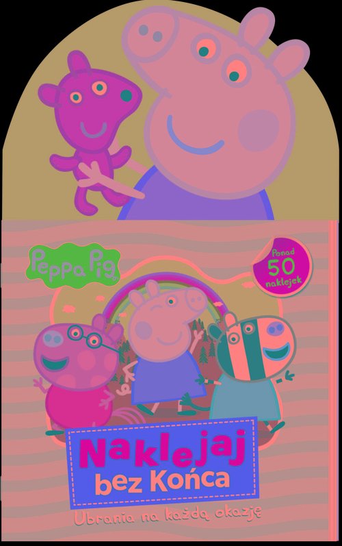 Peppa Pig Naklejaj bez końca Część 2 Ubrania na każdą okazję