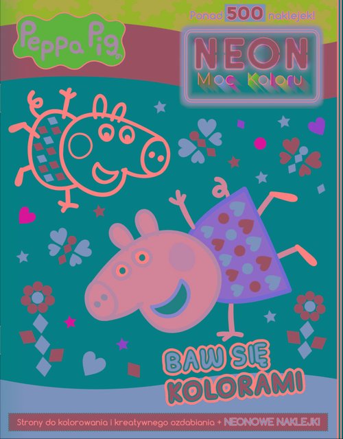 Peppa Pig Neon Moc koloru Baw się kolorami