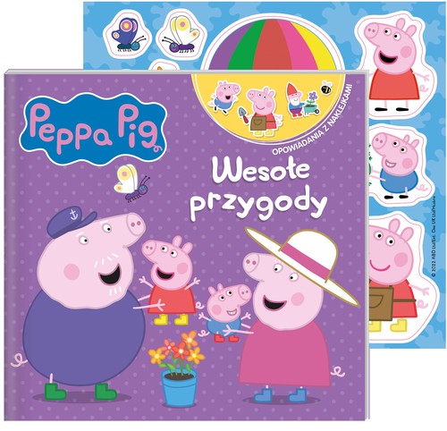 Peppa Pig Opowiadania z naklejkami Wakacyjne przygody