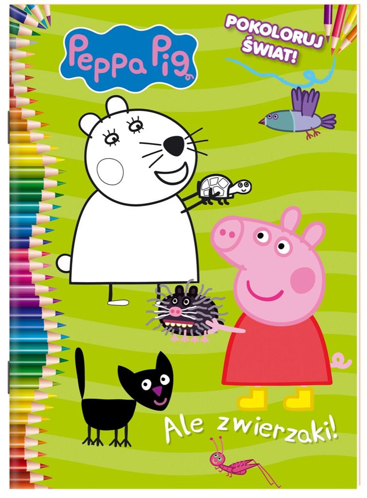 Peppa Pig Pokoloruj świat Część 4 Ale zwierzaki!