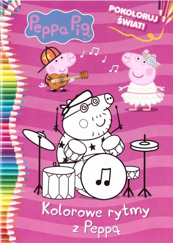 Peppa Pig Pokoloruj świat Kolorowe rytmy z Peppą