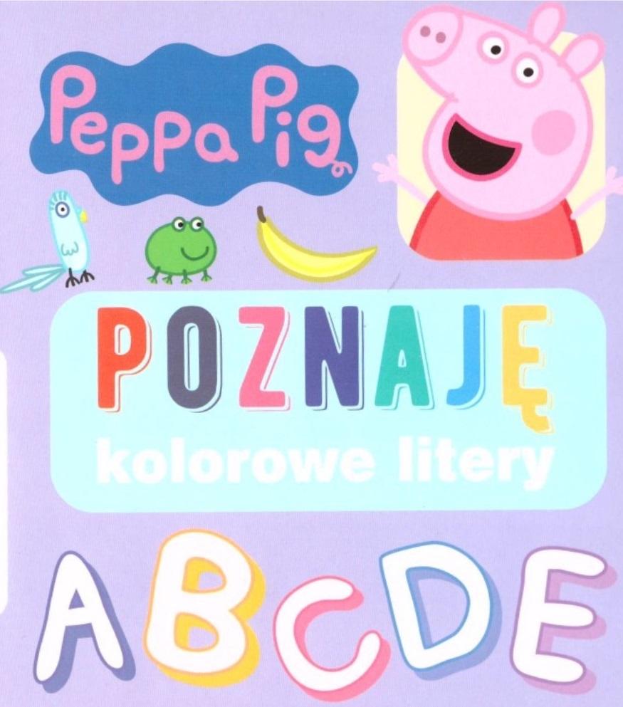 Peppa Pig Poznaję Kolorowe litery
