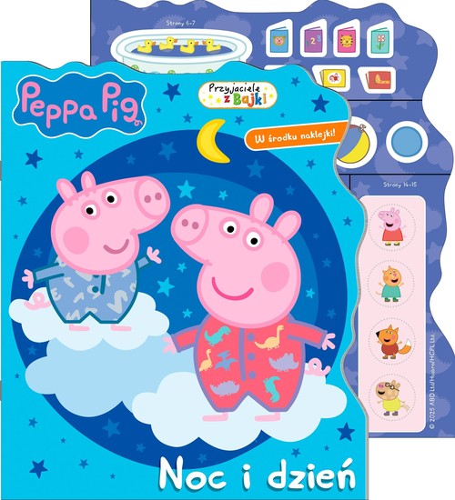 Peppa Pig Przyjaciele z bajki Noc i dzień