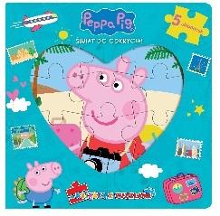 Peppa Pig Świat do odkrycia Książka z puzzlami