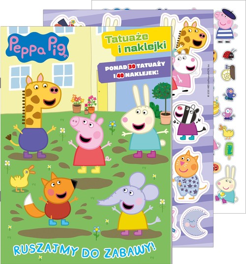 Peppa Pig. Tatuaże i naklejki