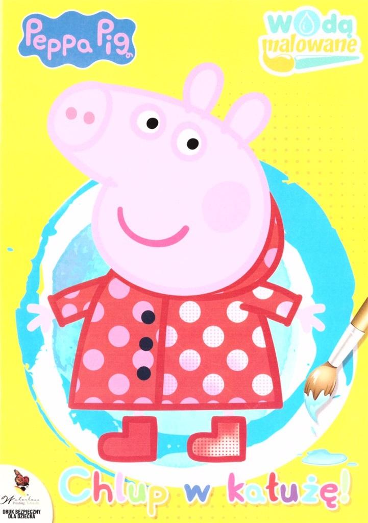 Peppa Pig Wodą malowane Chlup w kałużę!