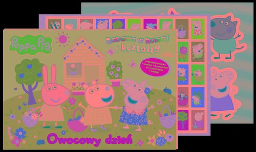 Peppa Pig. Zabawa w kolory i kształty. Owocowy dzień