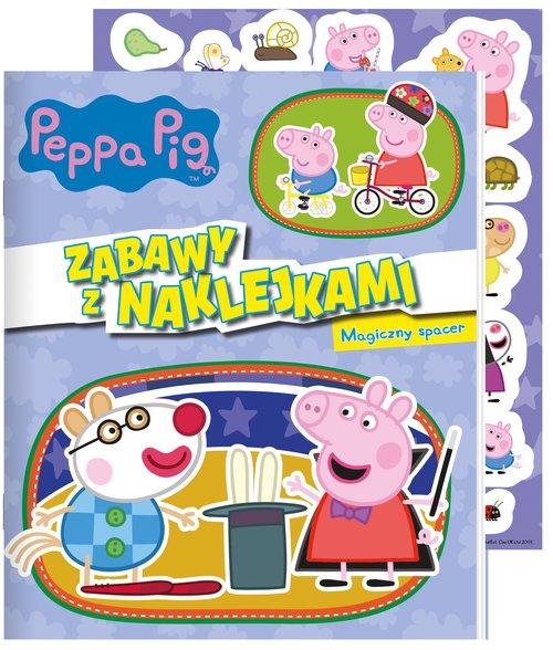 Peppa Pig. Zabawy z naklejkami. Magiczny spacer