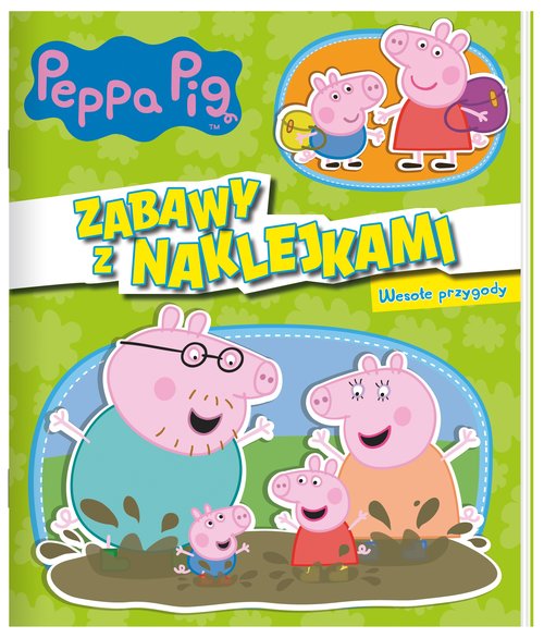 Peppa Pig Zabawy z naklejkami Wesołe przygody