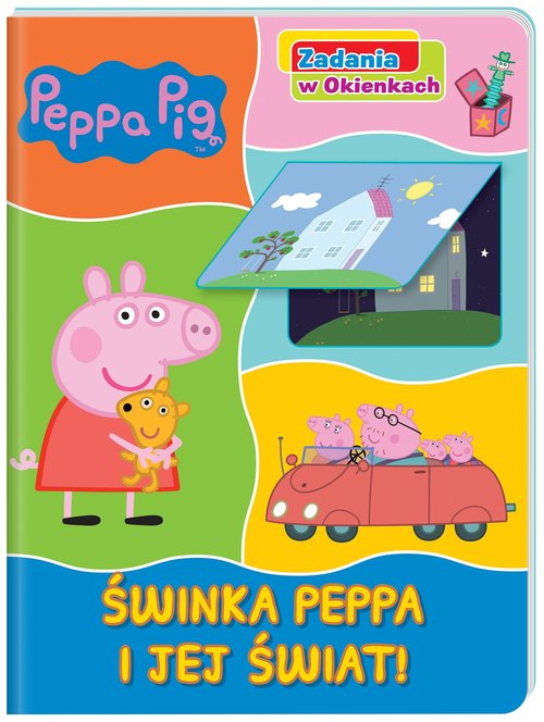 Peppa Pig Zadania w okienkach Świnka Peppa i jej świat!