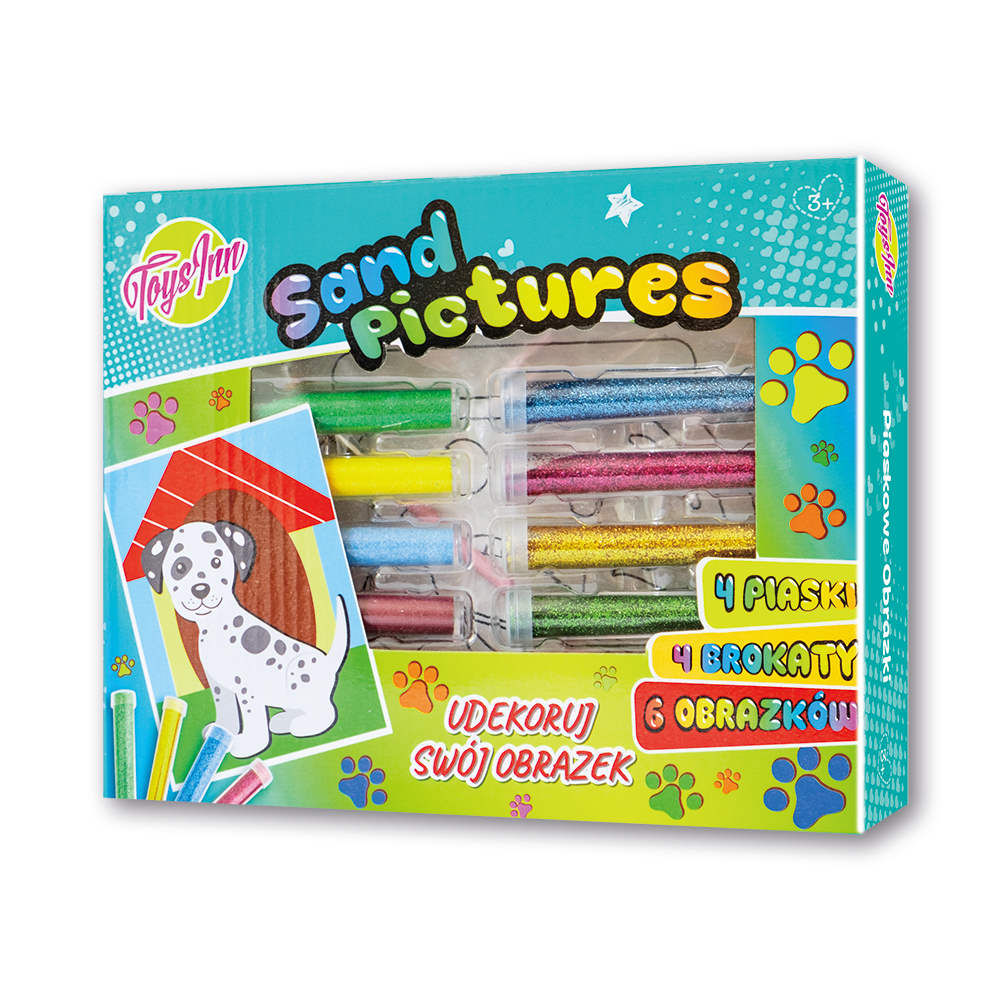 Piaskowe obrazki Psy Koty ToysInn STN7045