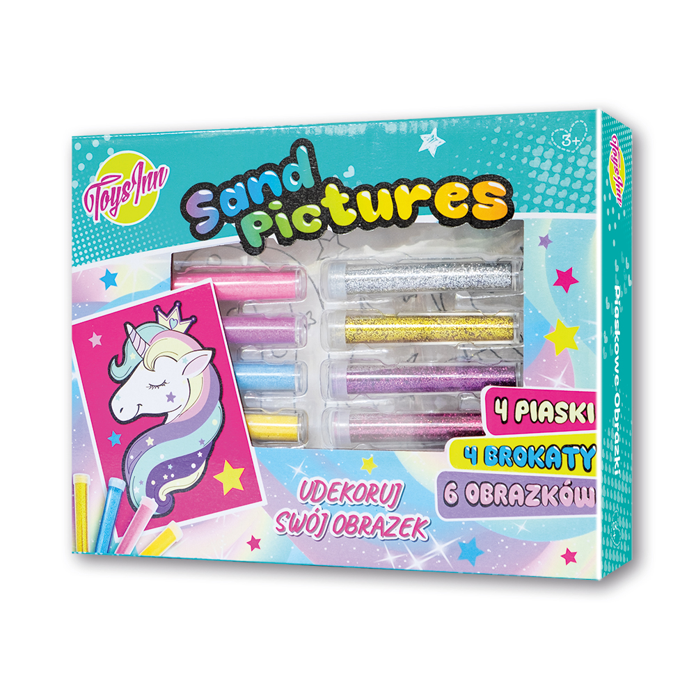 Piaskowe obrazki Unicorn