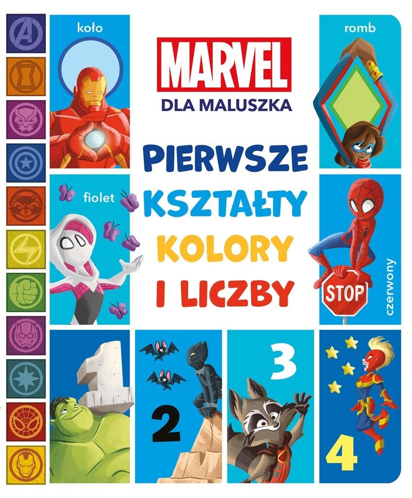 Pierwsze kształty, kolory i liczby Marvel dla maluszka