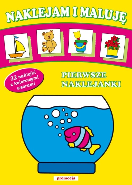 Pierwsze naklejanki. Naklejam i maluję