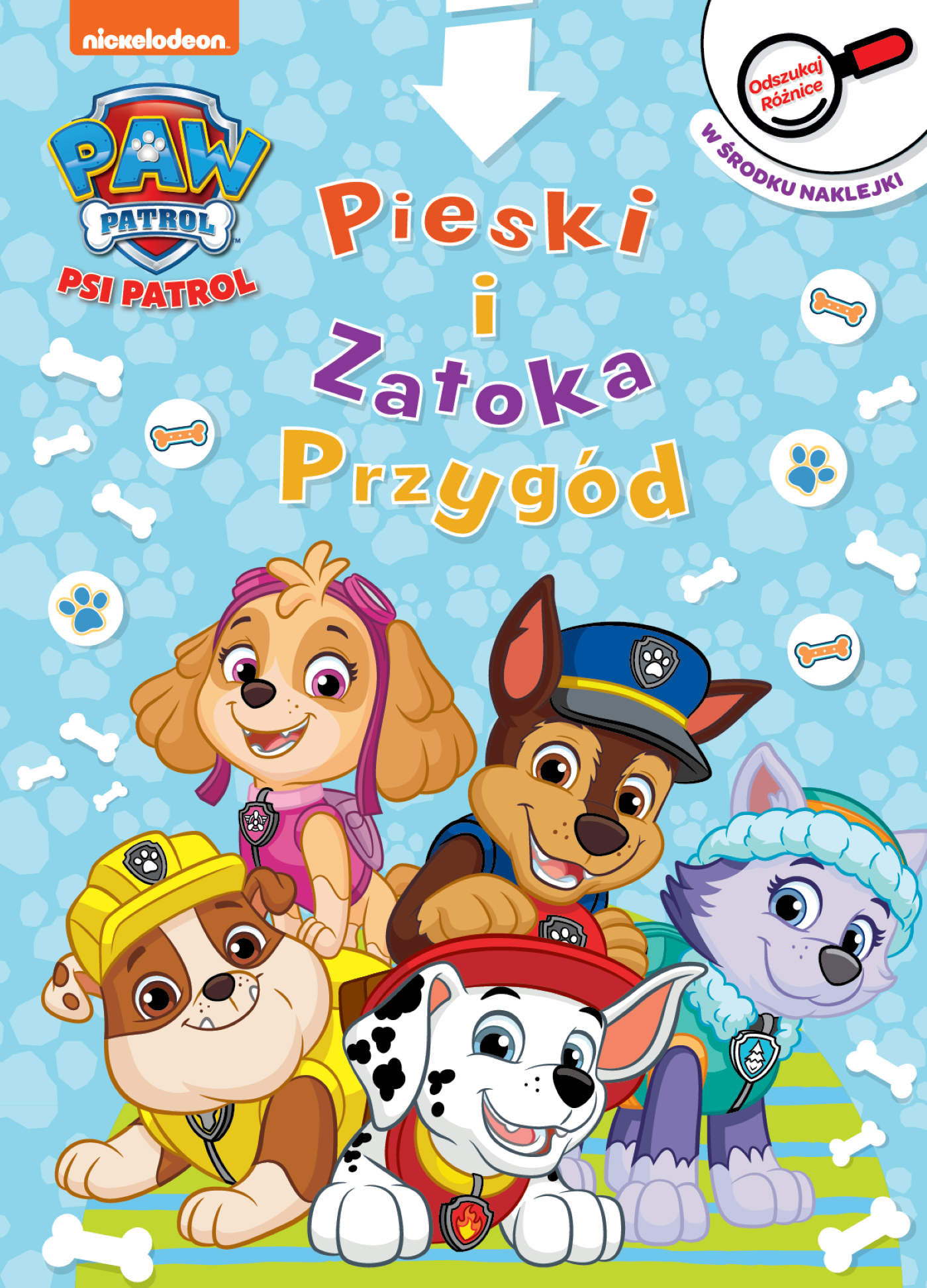 Pieski i Zatoka Przygód. Odszukaj różnice. Psi Patrol