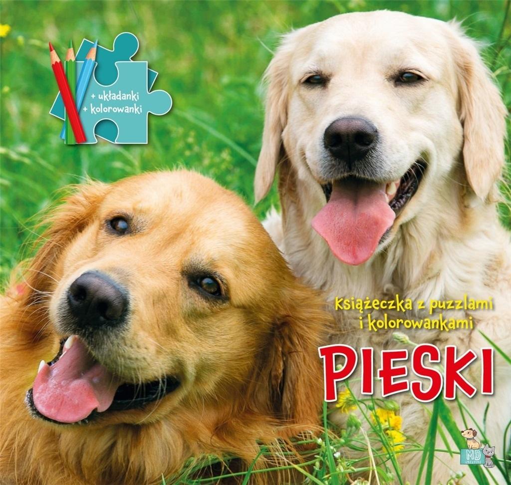 Pieski. Książeczki z puzzlami i kolorowankami