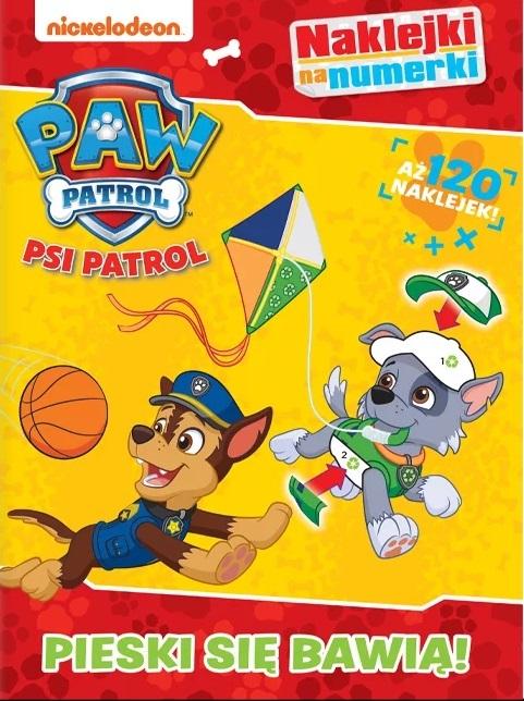 Pieski się bawią. Psi Patrol. Naklejki na numerki. Część 3