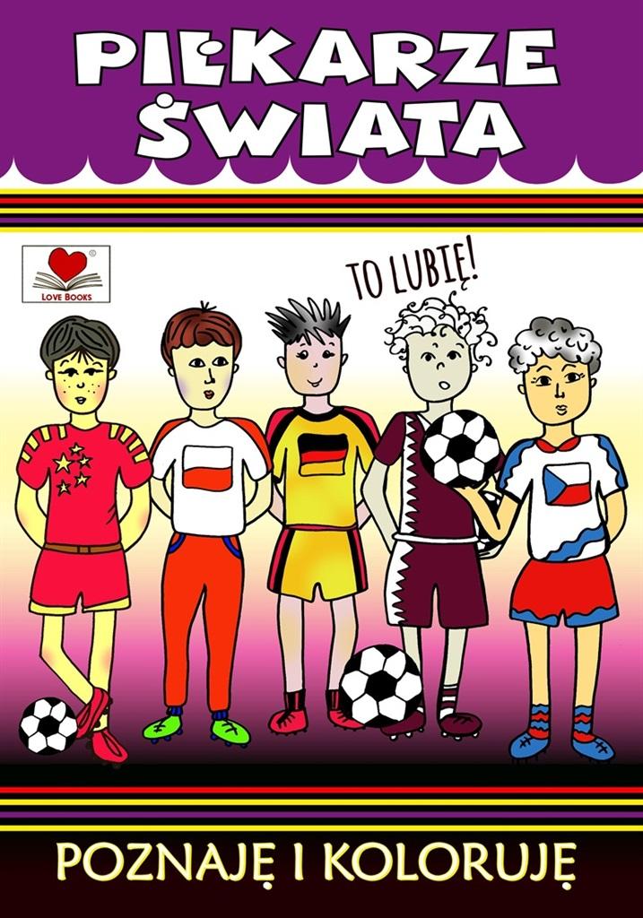 Piłkarze świata Poznaje i koloruję