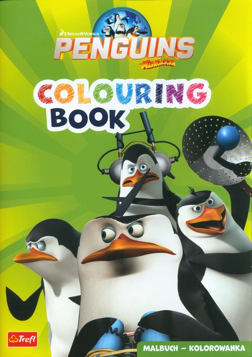 Pingwiny z Madagaskaru Kolorowanka