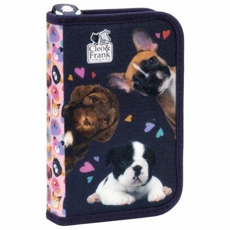 Piórnik 1-komorowy bez wyposażenia Cleo i Frank 40 (Pies)