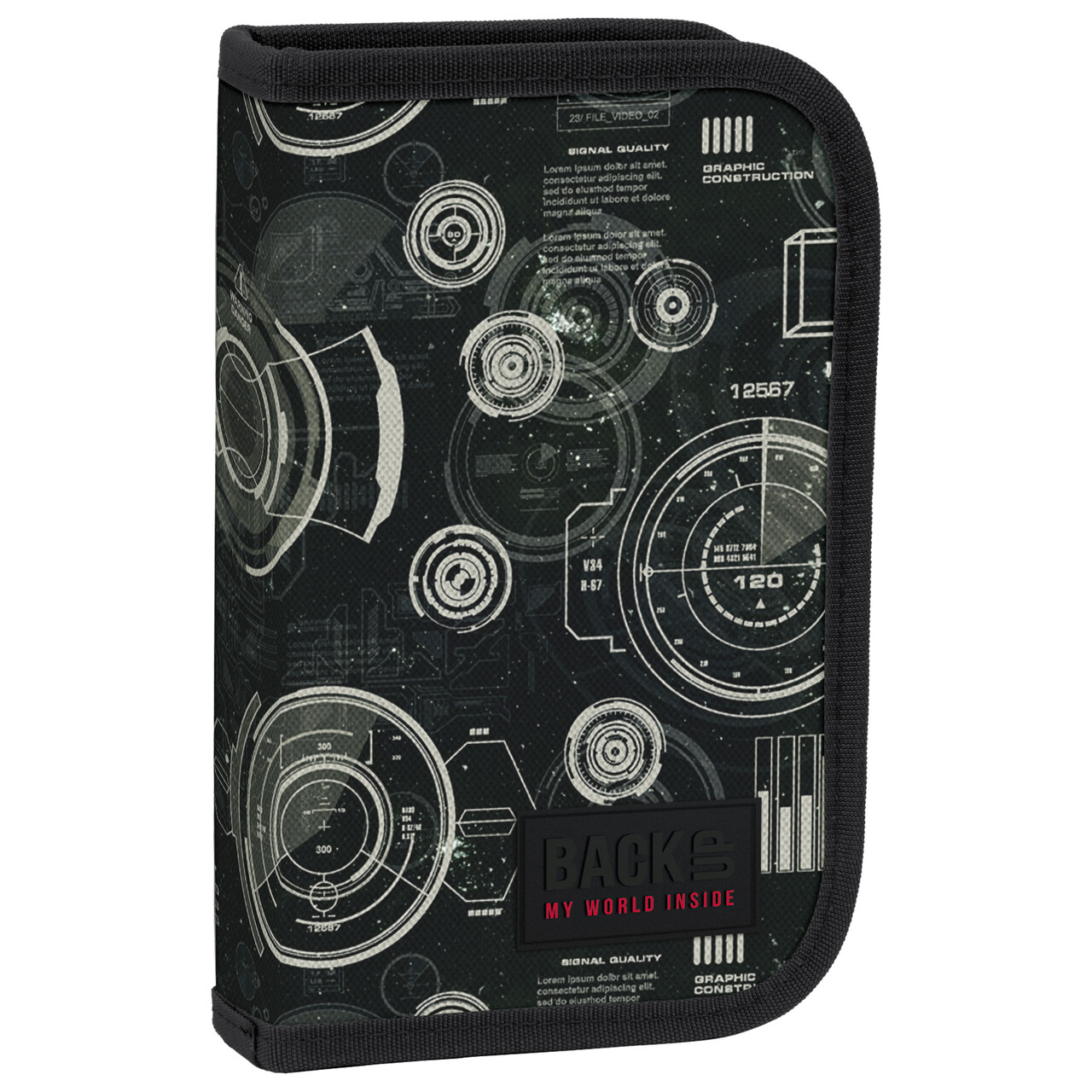 Piórnik 1-komorowy z wyposażeniem BACKUP 5 model SW39 radary