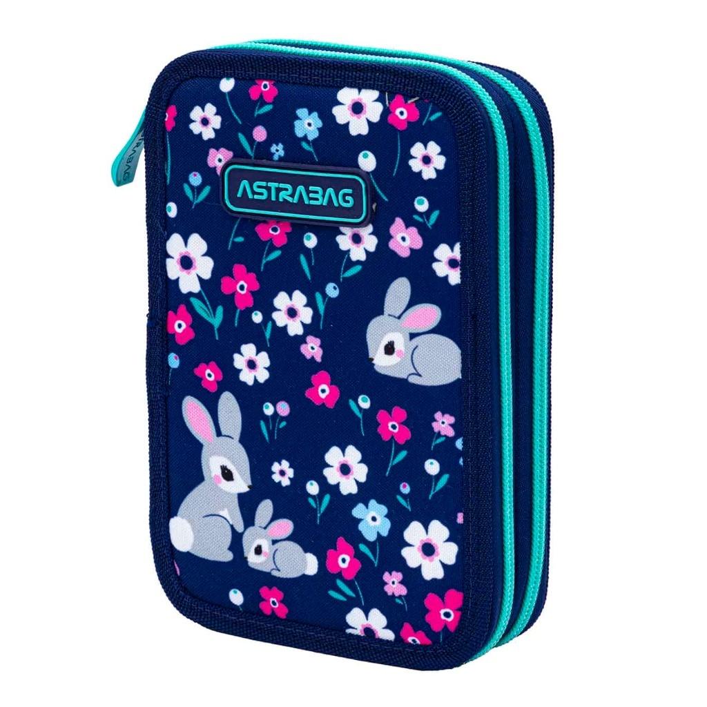 Piórnik 2-komorowy z wyposażeniem Astrabag Baby Bunny